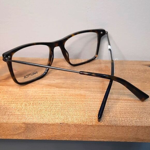 NEW NAUTICA Eyeglass Frame prescription-ready Tortoise, glasses unisex 54-18-144 - Picture 3 of 5
